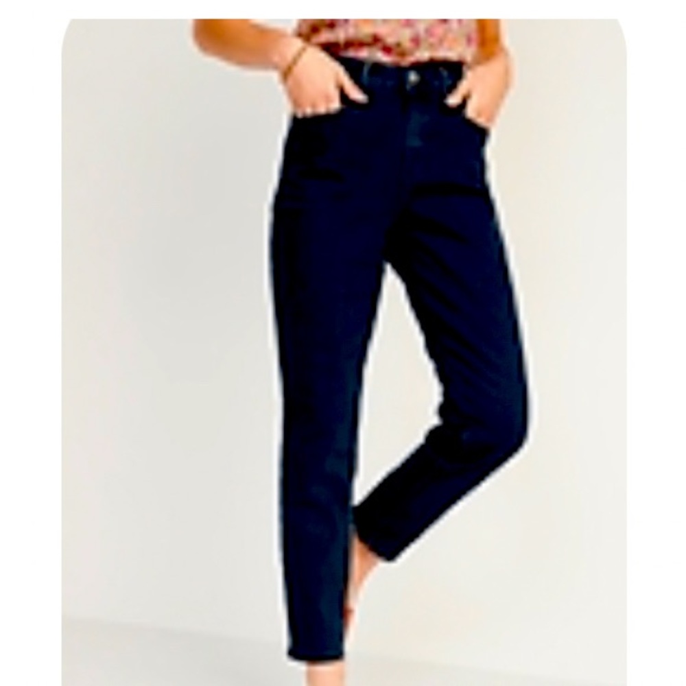 Old Navy High-Waisted O.G.Straight Dark Wash Jeans for Women(104)